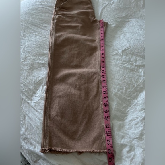 Tna | Women’s SZ 6 | Cargo Pant Organic Cotton Twill | Cropped Raw Hem High Rise - Picture 8 of 11